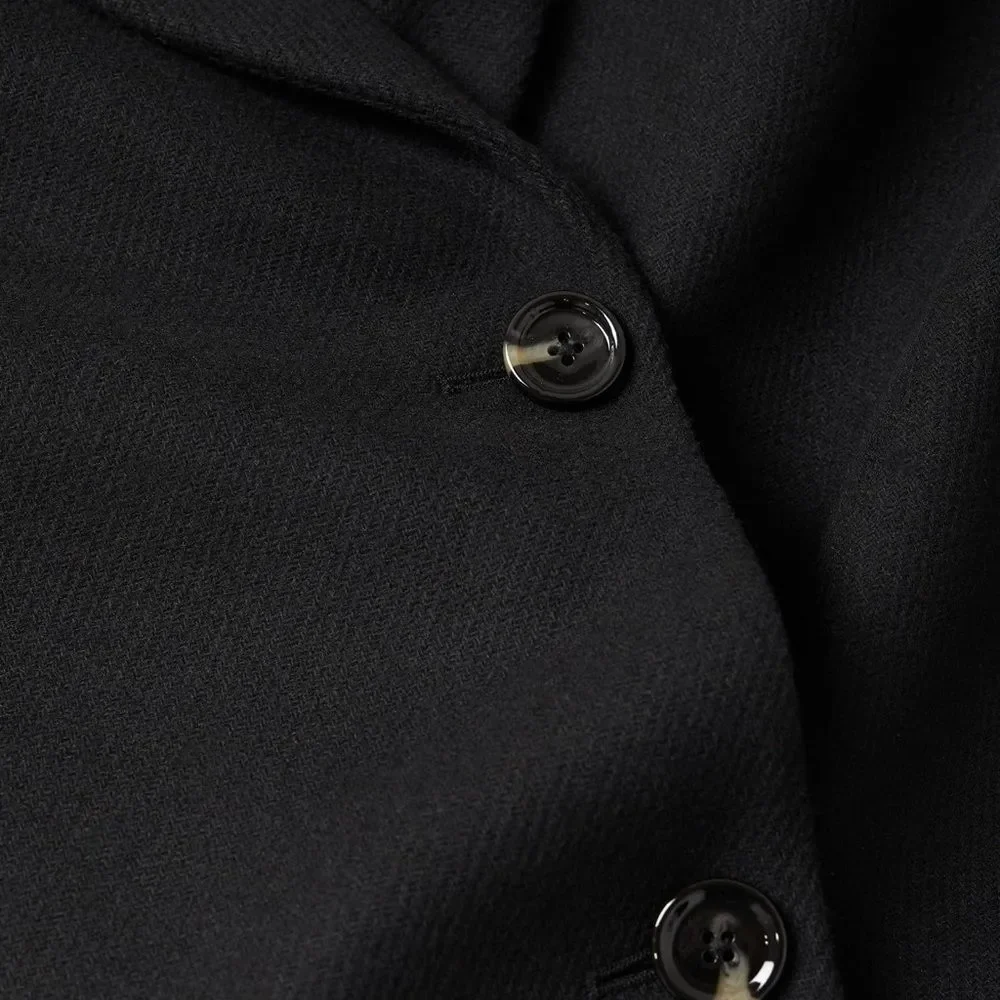 Mango Wool Blend Coat Black New - Picture 5 of 12